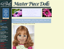 Tablet Screenshot of masterpiecedolls.com